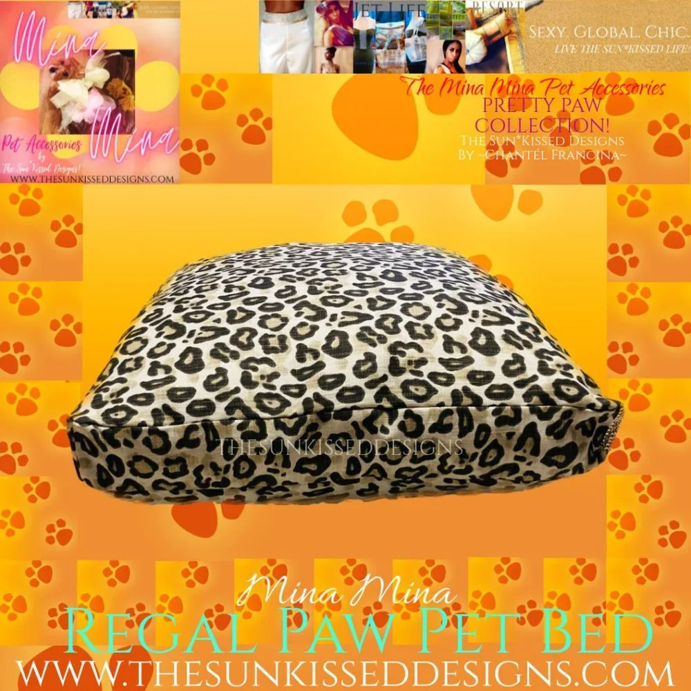 2 Mina Mina Regal Paw Pet Beds By~The Sun*Kissed Designs